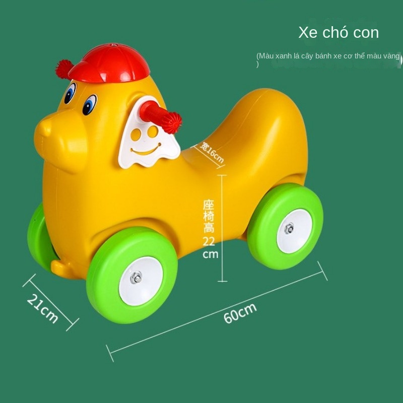 Xe Đồ Chơi yo-yo Tập Thể Dục Bốn Bánh Cho Bé walker