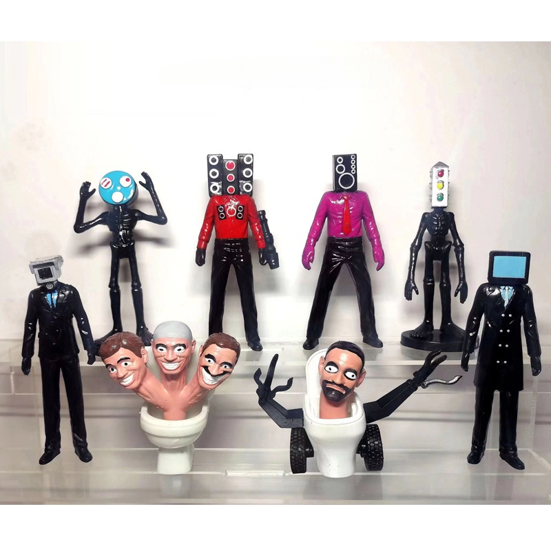 Skibidi Bộ Mô Hình Nhân Vật toilet Ngộ Nghĩnh Cho Bé