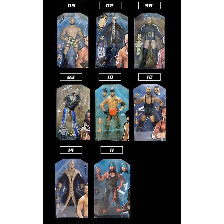 Aew wrestler Búp Bê Có Vòng Đệm Có Thể Di Chuyển Kích Thước 6 inch Nhân Vật Nhân Vật Siêu Anh Hùng Có Sẵn