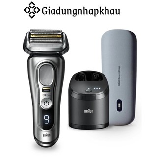 Máy cạo râu braun series 9 pro 9477cc, cạo khô và ướt, made in germany, bh 12 tháng, giadungnhapkhau19
