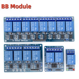 Mô đun rơ le 5v 1 2 4 8 kênh kèm đầu nối optocout x chiều cho arduino 1ch 2ch 4ch 8ch
