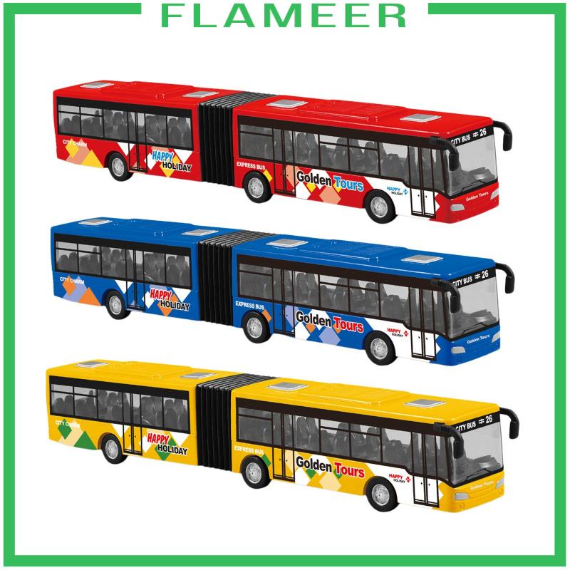 Mô Hình Xe Buýt Đồ Chơi Lưng Dài Có Khớp Nối