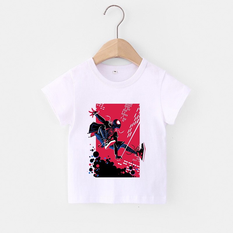 Áo thun trẻ em BLACK SPIDERMAN, 8 màu áo, đầy đủ size có big size, áo thun cho bé Cotton, Màu khác nhắn shop