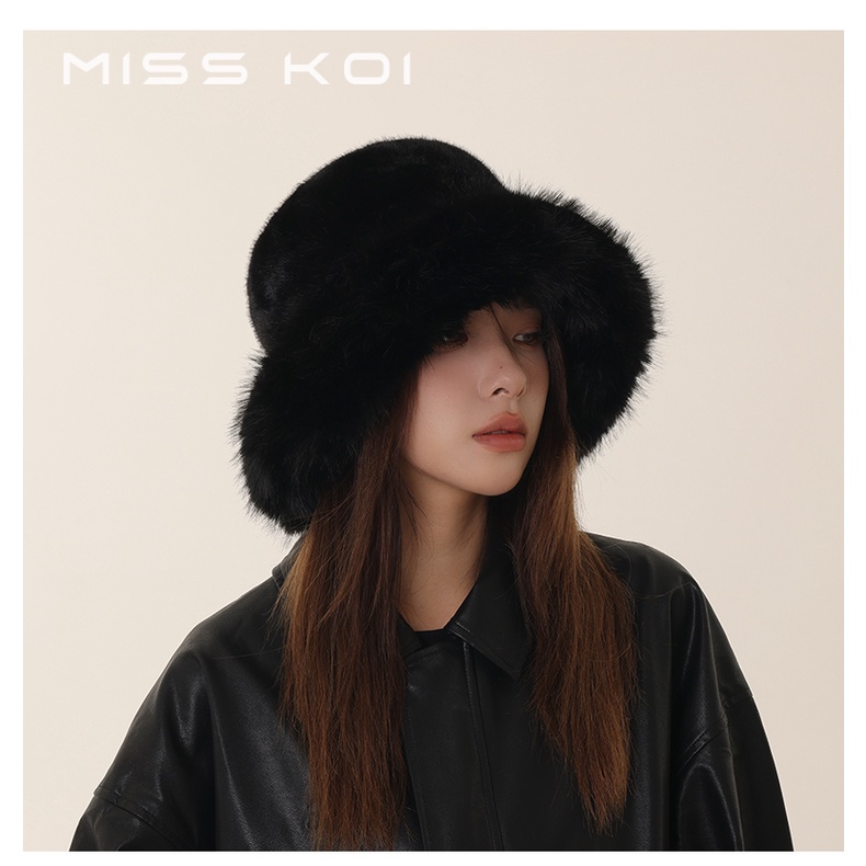 Mũ lông giả cao cấp giữ ấm tai thời trang thu đông cho nữ