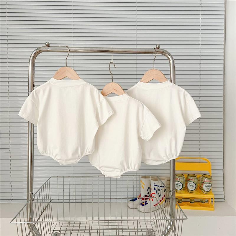 Áo Liền Quần Tam Giác Tay Ngắn Bằng Vải cotton In Họa Tiết Gấu Hoạt Hình Dễ Thương Thời Trang Mùa Hè Cho Bé Trai Và Gái Sơ Sinh Lớp 0-2