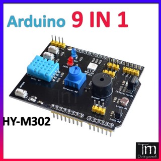 Mạch Mở Rộng 9 in1 Arduino UNO DHT11 LM35 Buzzer IR Photoresistor VR RGB Button Led Shield