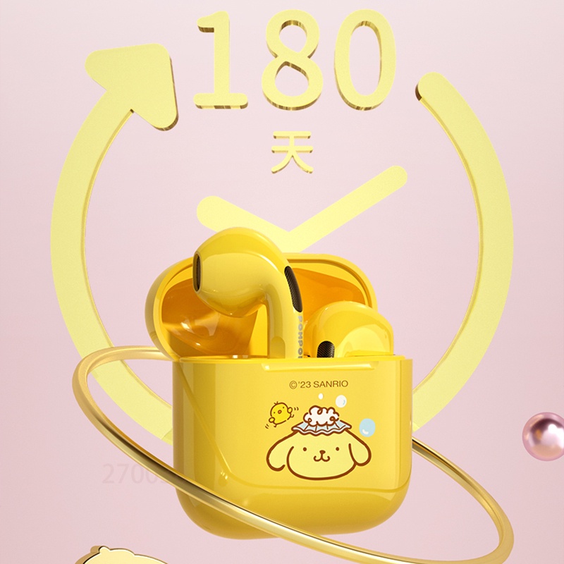Sanrio Tai Nghe Không Dây ej-116 bluetooth 5.3 Âm Thanh Sống Động Chất Lượng Cao