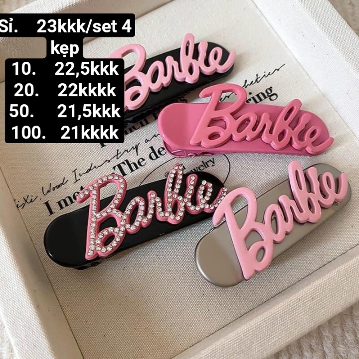 Set 4 Kẹp Tóc Barble