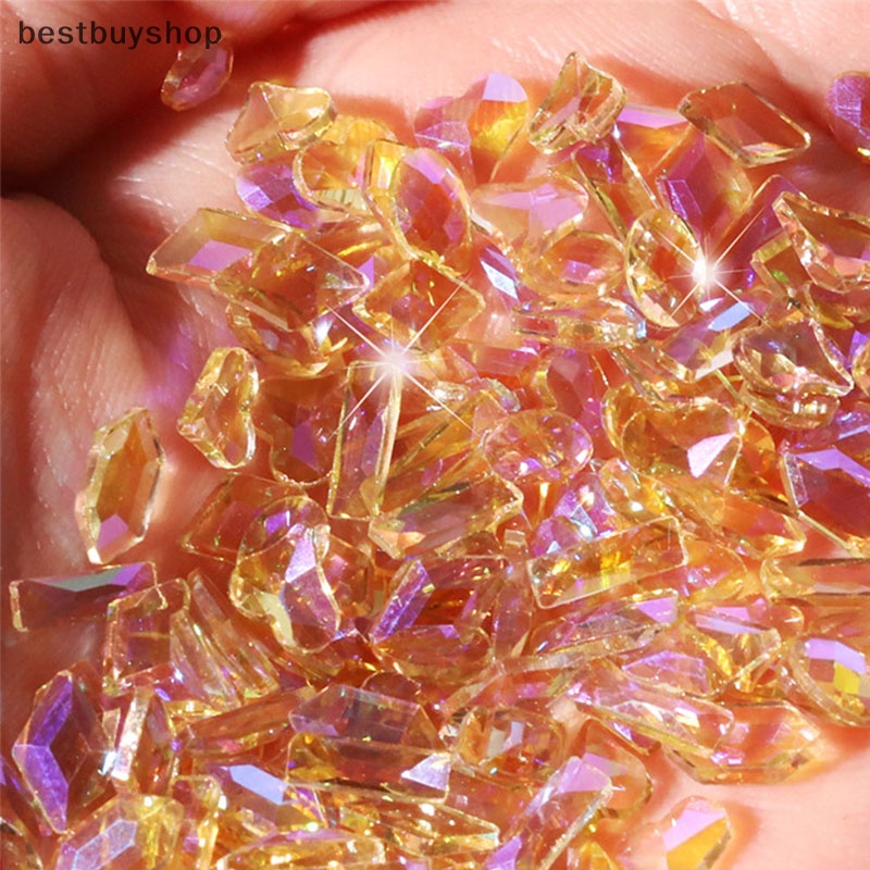 Set 100 Hạt Pha Lê Lấp Lánh Trang Trí Móng Tay Nghệ Thuật Mới