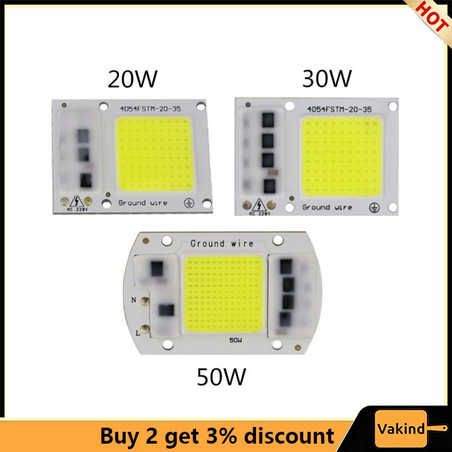 Chip đèn LED COB VAKIND 15W/ 20W/ 30W/ 50W 220V chất lượng cao