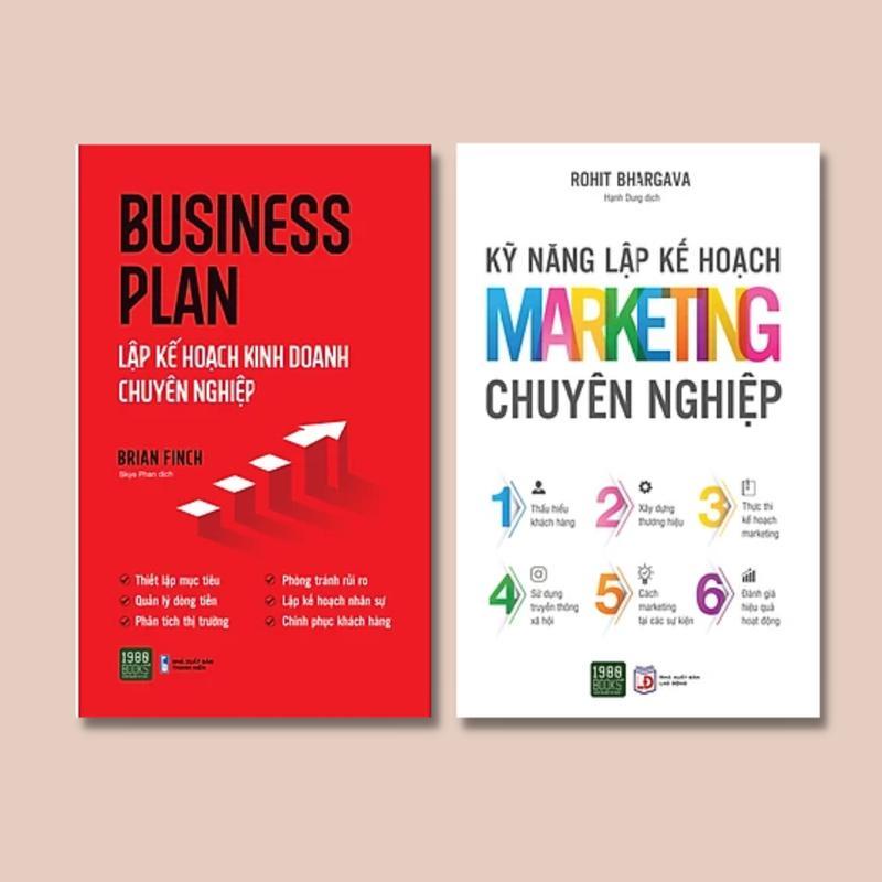 Sách - Combo Business Plan - Lập Kế Hoạch Kinh Doanh Chuyên Nghiệp + Kỹ Năng Lập Kế Hoạch Marketing Chuyên Nghiệp