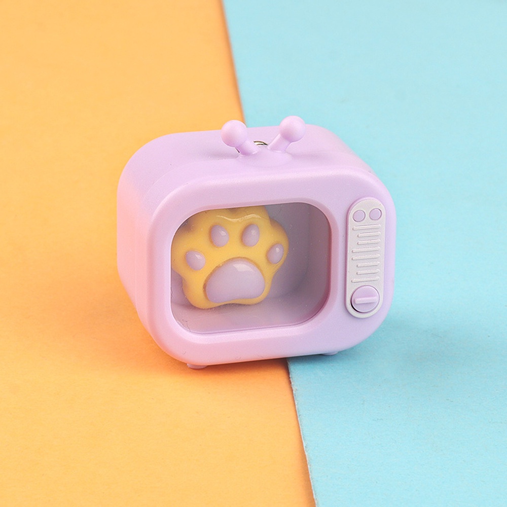 Móc Khóa Hình tv Hoạt Hình Có Đèn led Phát Sáng Dễ Thương