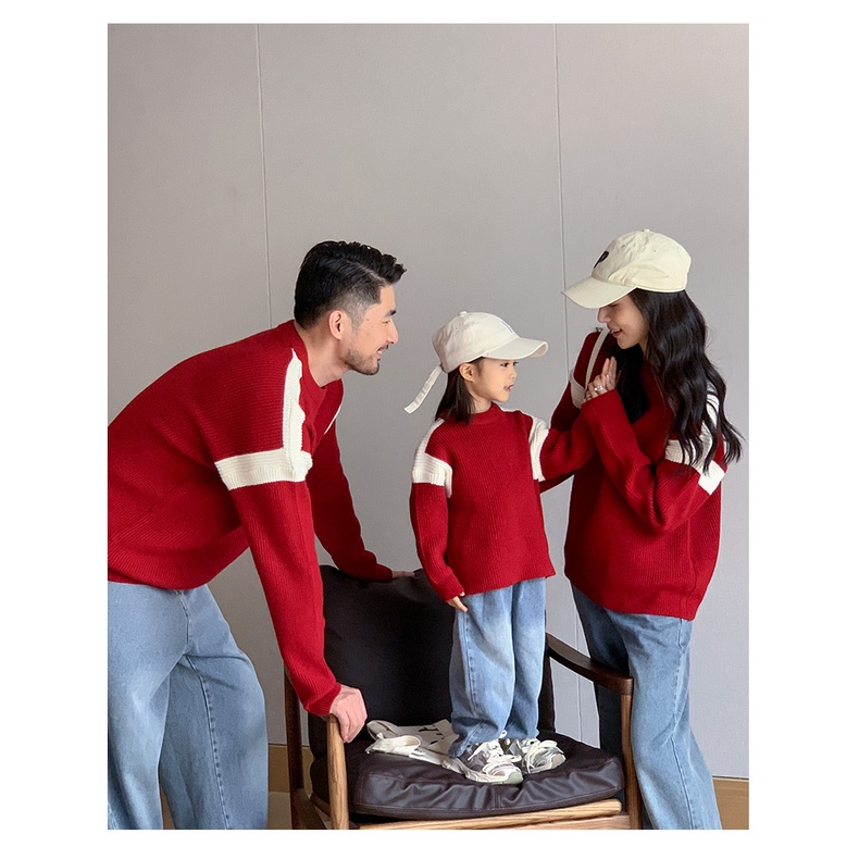 Áo sweater Phong Cách Giáng Sinh Thời Trang 2023 Cho Mẹ Và Bé