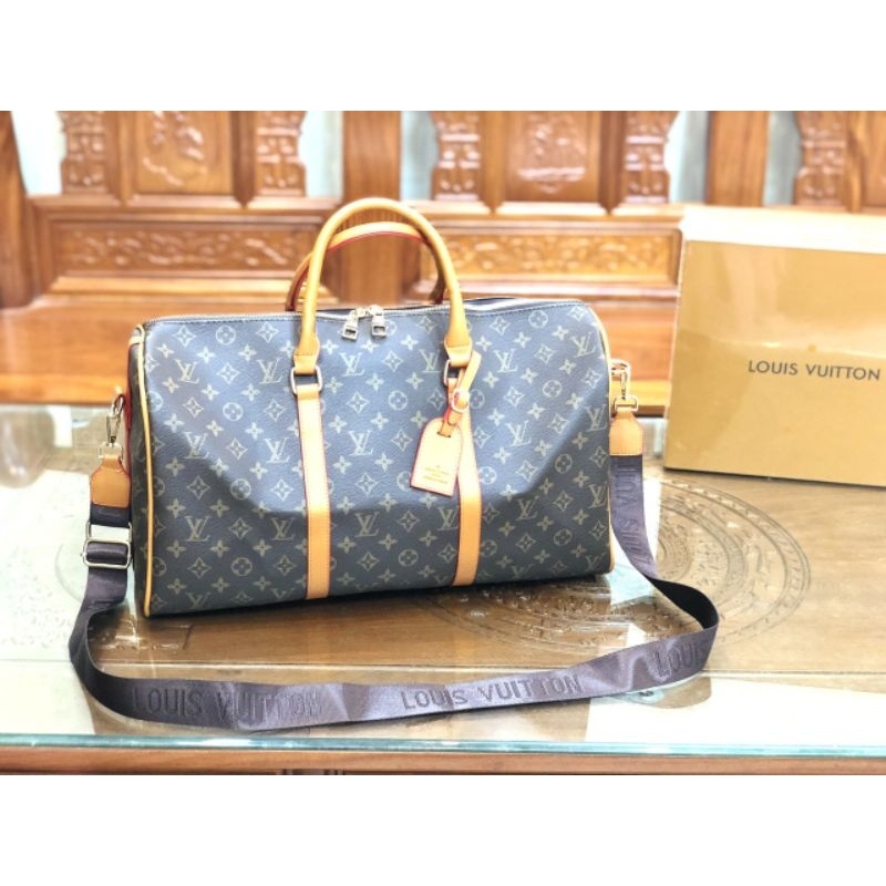 Túi trống du lịch LV hàng QCCC full logo hãng