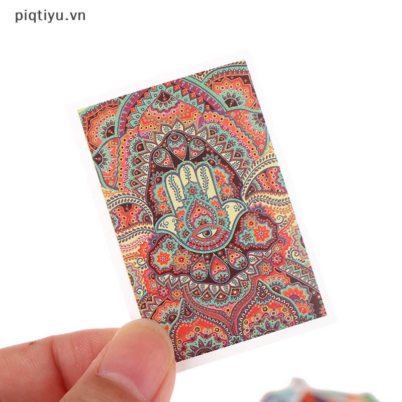 Bộ 50 sticker Dán Trang Trí Ván Trượt Hình hippie