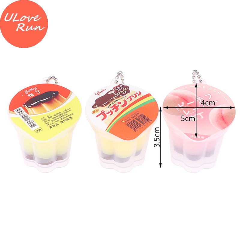 Uloverun Móc Khóa Đồ Chơi Giảm Căng Thẳng Hình Thức Ăn Mới Lạ vn