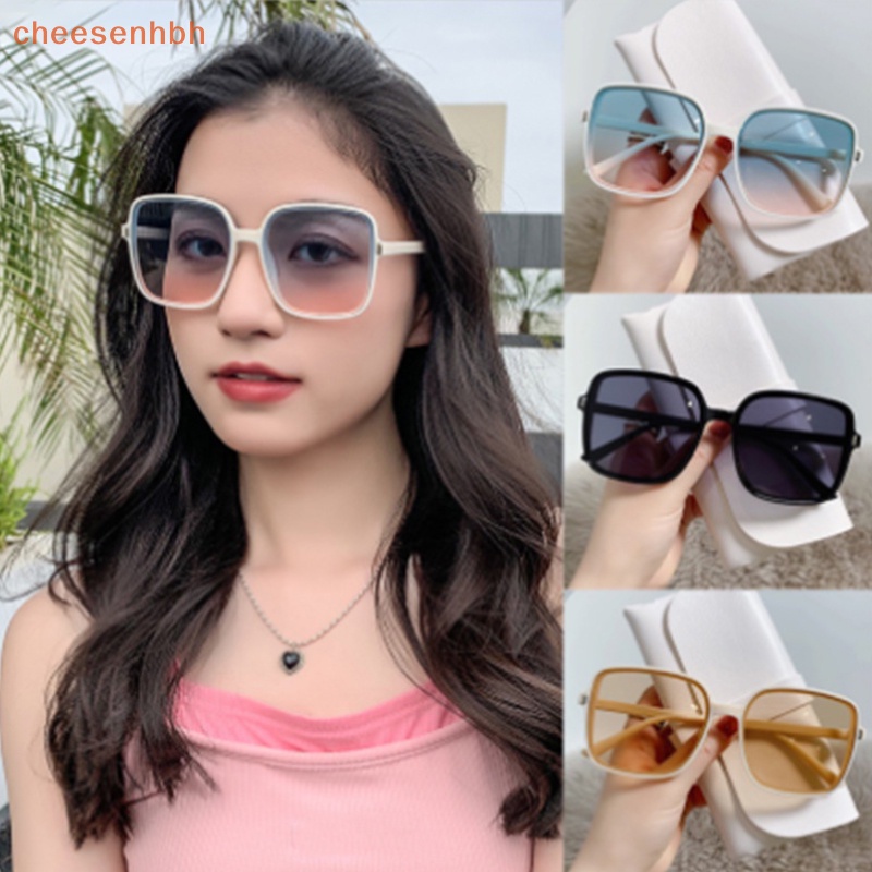 Chehbh Kính Mát Gọng Vuông Chống Tia Cực Tím Phong Cách vintage Thời Trang vn