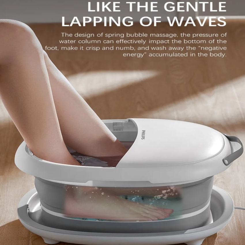 Bồn Ngâm Chân PHILIPS PPM3101F, Chậu Massage Chân Gấp Gọn, Giúp Lưu Thông Khí Huyết, BH 12 Tháng, Giadungnhapkhau_68
