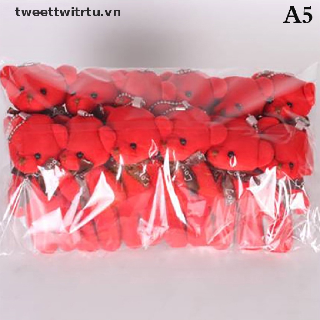 Set 12 Gấu Bông Mini Mềm Mại Đáng Yêu