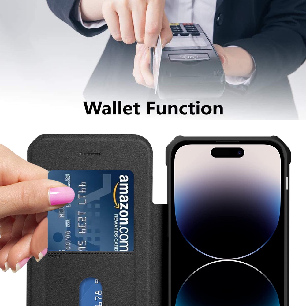 Thời Trang Bao Da Điện Thoại pu Nắp Gập Cho iphone 15 14 13 12 11Promax 12pro 13pro 14pro 14plus 15pro 15plus 14promax 15promax xr x xs max Ốp