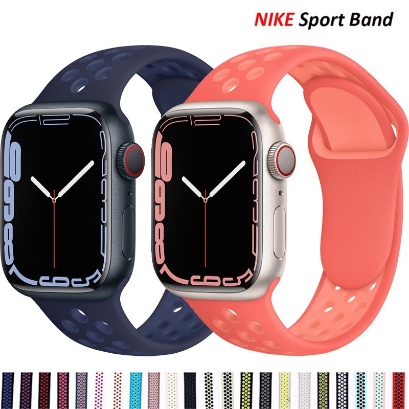 Dây Đeo Đồng Hồ Bằng silicone Cho apple watch ultra 2 49mm 45mm 41mm 44mm 40mm 38mm 42mm i-watch serie 9 8 3 4 5 6 7 se