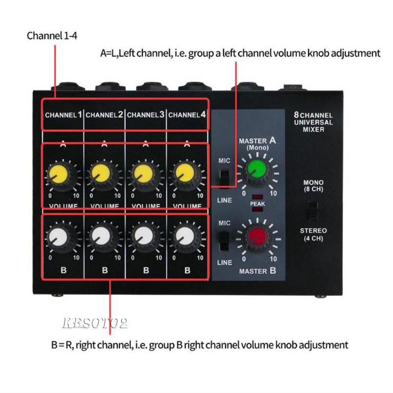 Thanh Trộn Âm Thanh mono Chuyên Nghiệp Tiếng Ồn Thấp Cho Micro