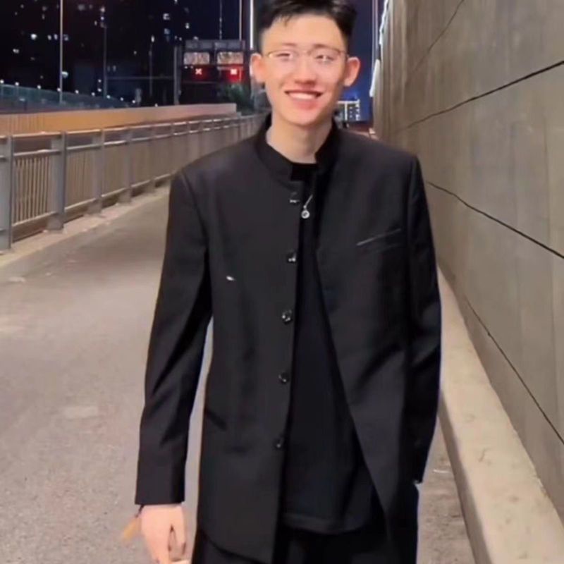 Áo Khoác Màu Trơn Có Túi Phối Nút Đơn Giản Thời Trang Cho Nam