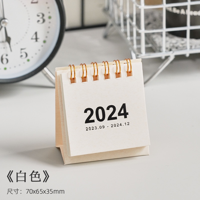 Lịch Năm 2024 mini Để Bàn Thiết Kế Sáng Tạo
