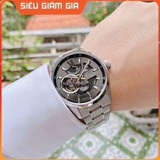 Đồng hồ Nam Orient Star cơ tự động, kính shapphire, dây thép không gỉ RE-AV0004N00B Chính Hãng