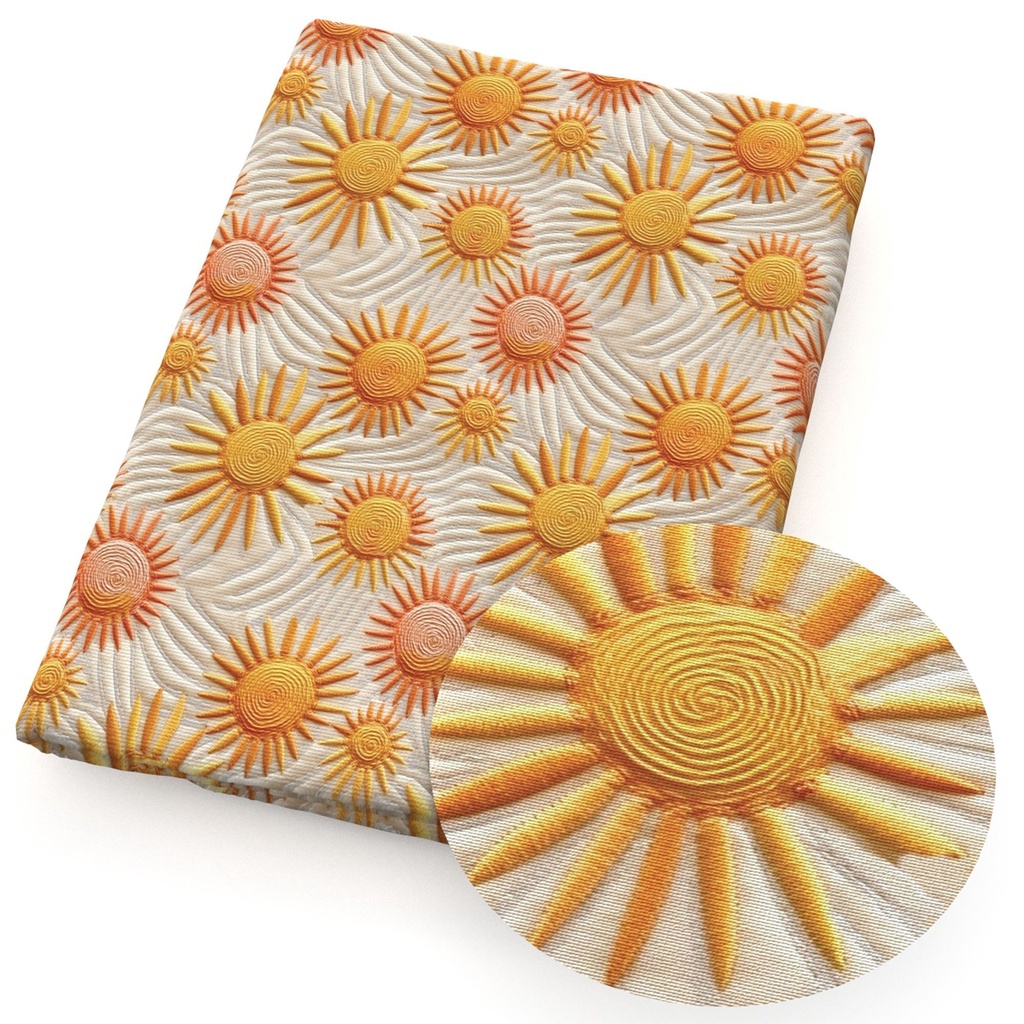 Vải Thêu Hoa polyester Kích Thước 50 * 145cm