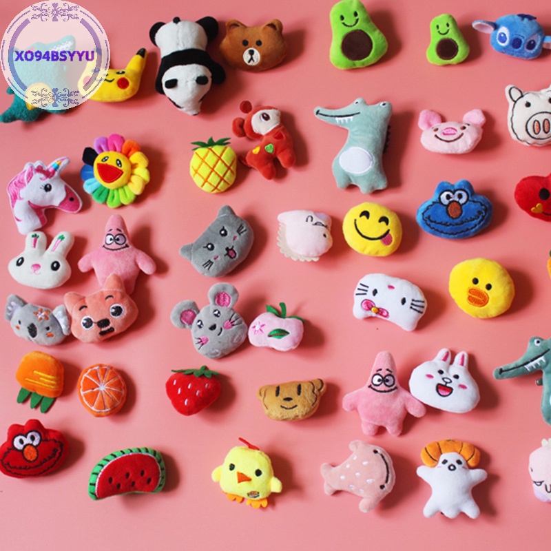 Xo94bsyu Set 10 Búp Bê Nhồi Bông Hình Động Vật Đáng Yêu 5-6cm vn