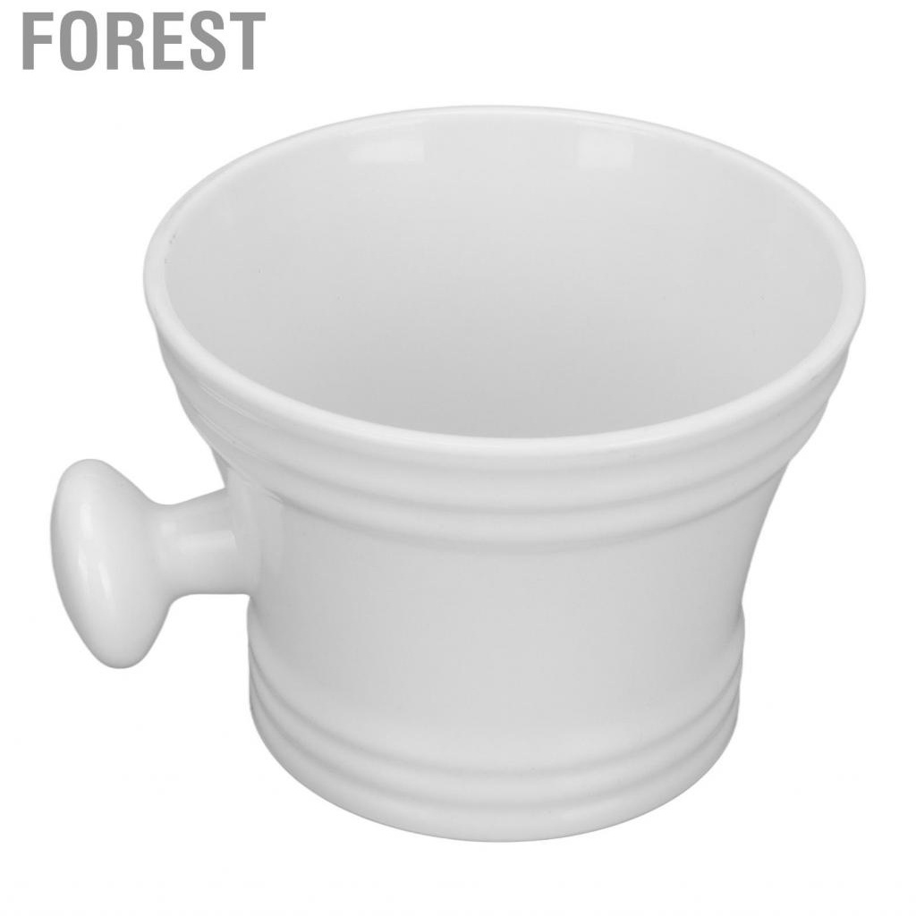 Forest Shaving Bowl Mug Luxurious Large  With Handle For Men
