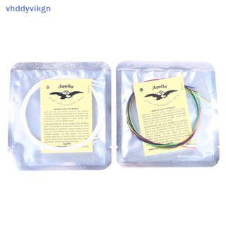 Vhdd set 4 dây đàn ukelele bằng nylon nhiều màu sắc cho đàn ukulele 21 / 23 / 26 inch vn