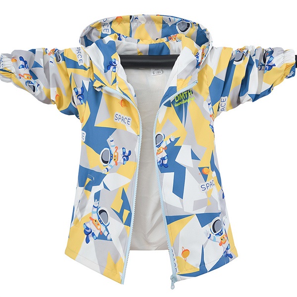 Áo khoác gió bé trai mùa thu đông hai lớp 2023 tiện lợi