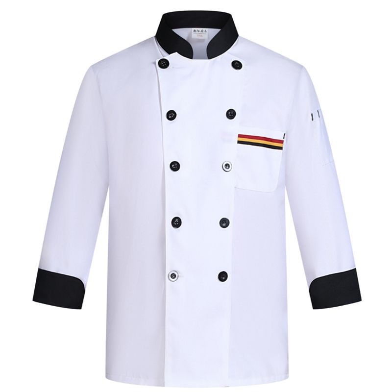 Hàng Có Sẵn Trang Phục Đầu Bếp Dài Tay Thời Trang Thu Đông Cho Nam Và Nữ
