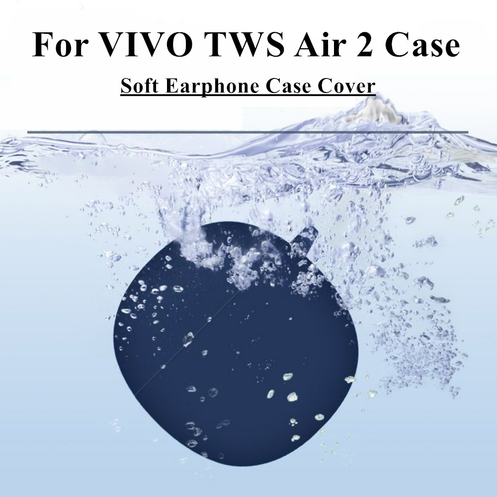 Vỏ Bảo Vệ Hộp Sạc Tai Nghe vivo tws air 2 Bằng Silicon Họa Tiết Hoạt Hình Dễ Thương