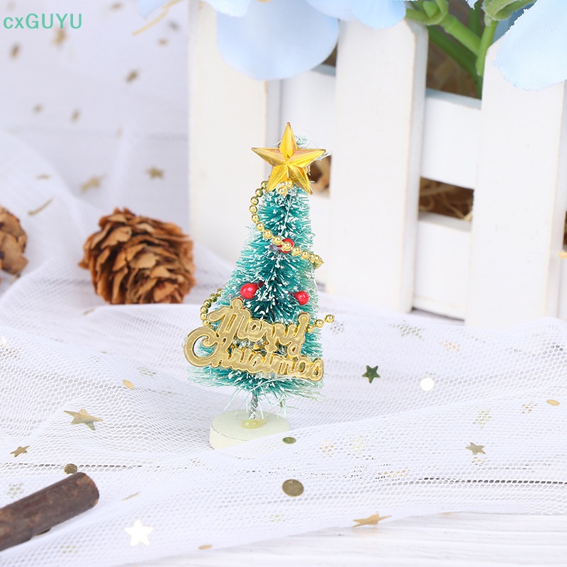 1 Cây Thông Giáng Sinh Mini 1: 12 Chữ Cái Trang Trí Nhà Búp Bê prta