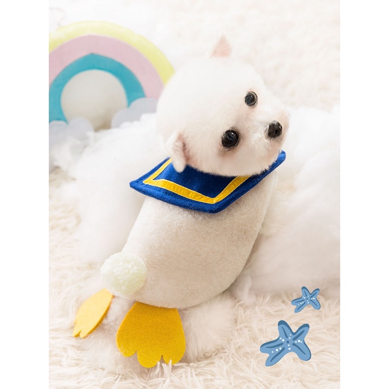 Trang Phục Hóa Trang Vịt donald Vui Nhộn Cho Thú Cưng