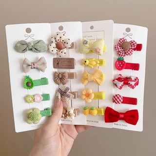 Set 5 Kẹp Tóc Dễ Thương Cho Bé Gái