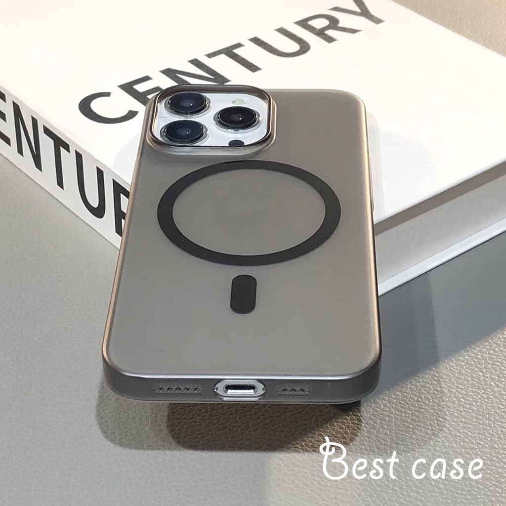 Ốp Điện Thoại Cứng Nhám Siêu Mỏng Cho iphone 12 13 14 15 pro max