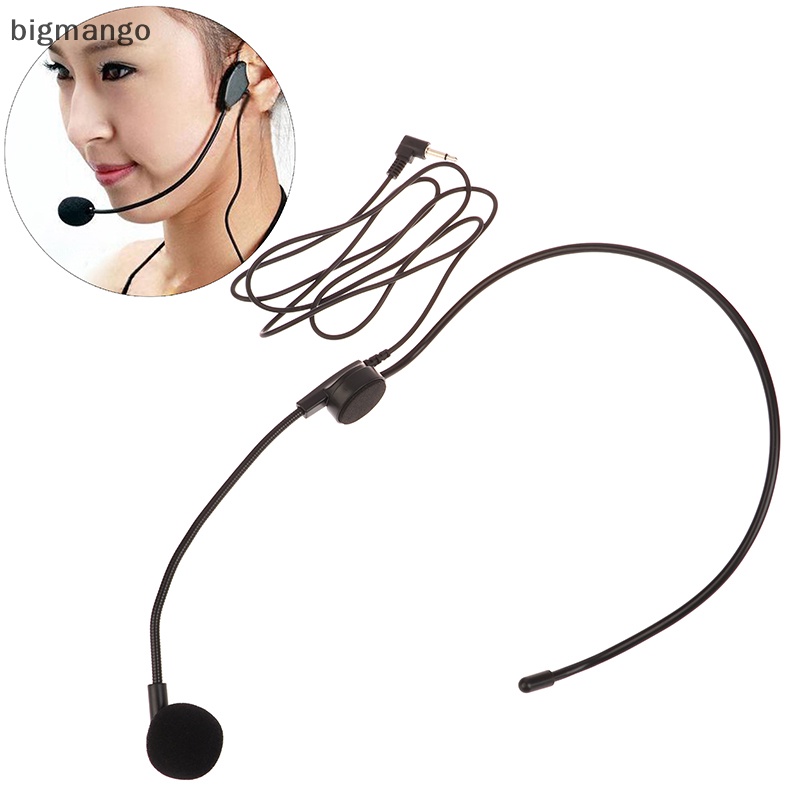 Micro Có Dây bigmango 3.5mm Khuếch Đại Giọng Nói Trong Suốt Cho Giáo Viên Dạy Học Hướng Dẫn Hướng Dẫn Hướng Dẫn