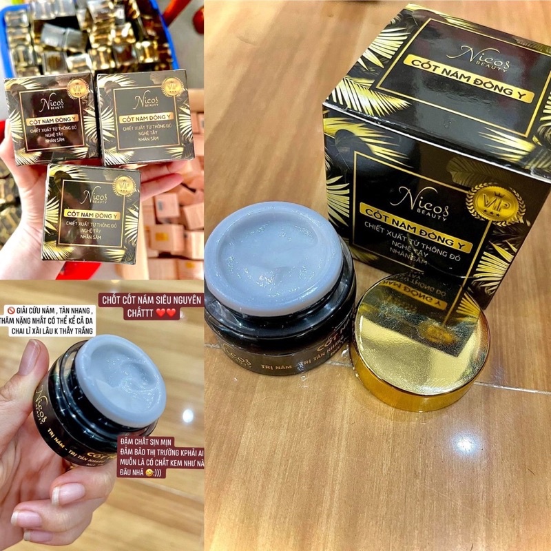 Cốt Nám Đông Y Nicos dưỡng trắng