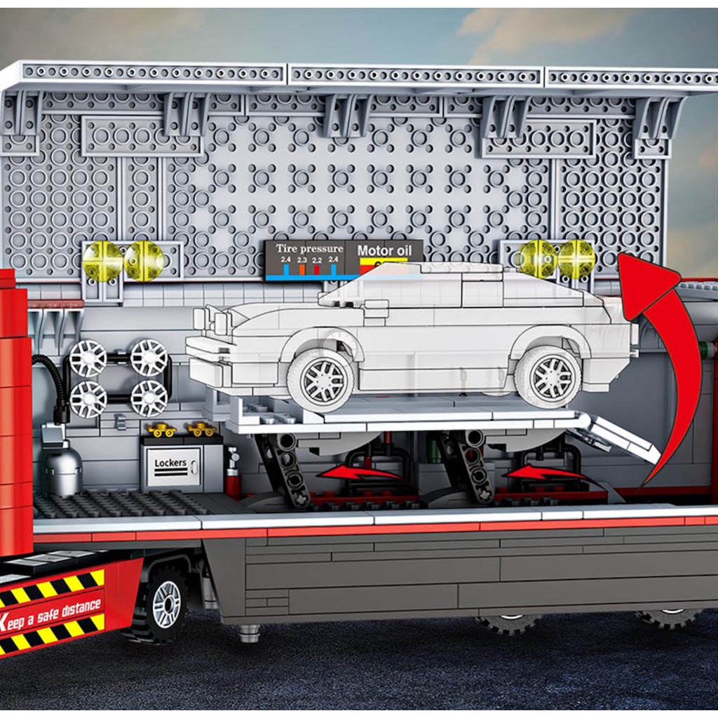 Bộ 1258 Mô Hình Xe Đua Đồ Chơi moc technic Cho Bé Mới