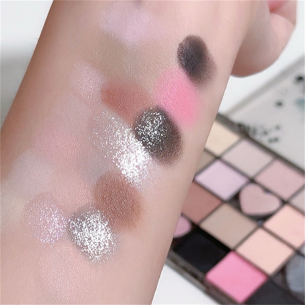 ♕ Bảng phấn mắt 20 màu Dikalu Matte Pearlescent Long lanh Sequin Earth Color Phấn mắt dễ tô màu Trang điểm mắt lâu trôi 4 kiểu dáng LÊN NHẤT