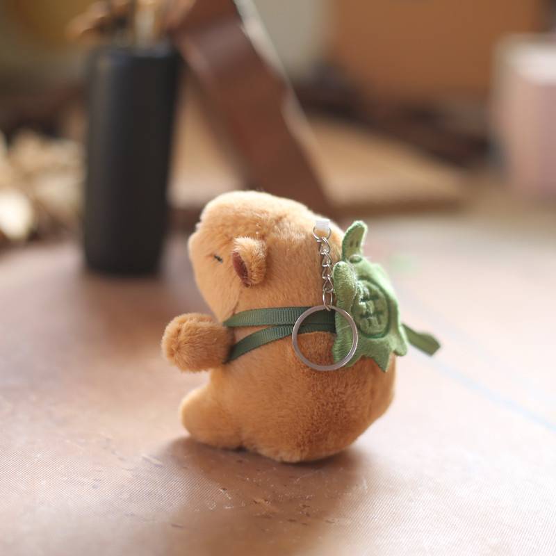 Móc Khóa Hình Rùa Nhồi Bông capybara 1 Dễ Thương Cho Bé