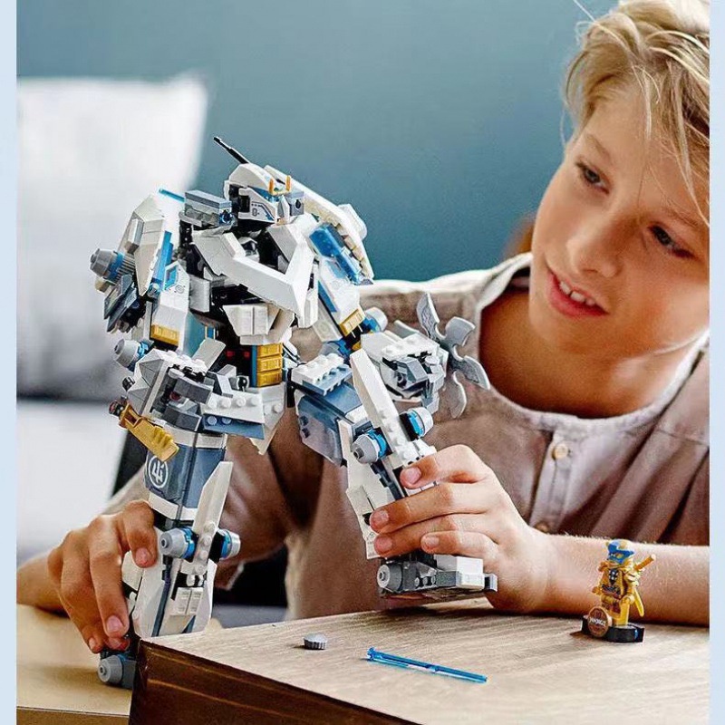 Đồ chơi Lắp ráp Robot Cuồng phong Ninja Go, X19003 Mecha Ninja, Xếp hình thông minh