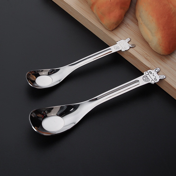 Muỗng Ăn Cho Bé Bằng Thép Không Gỉ 304