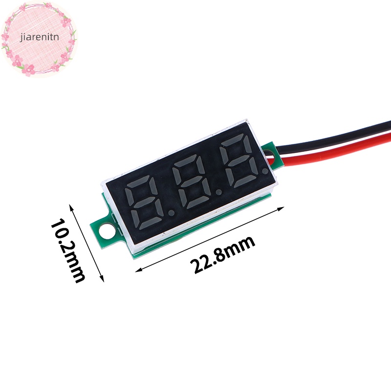 Vôn Kế Kỹ Thuật Số dc5-30v Màn Hình led 0.28 inch Cho Xe Hơi vn