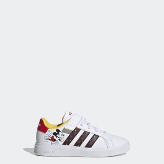 adidas Phong cách sống Giày Quai Dán adidas x Disney Grand Court Mickey Trẻ em trắng HP7760