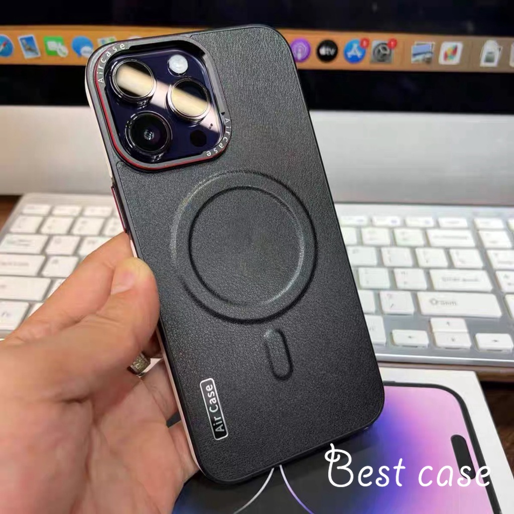 Ốp Điện Thoại Da Màu Vàng Cho iphone 12 13 14 pro max